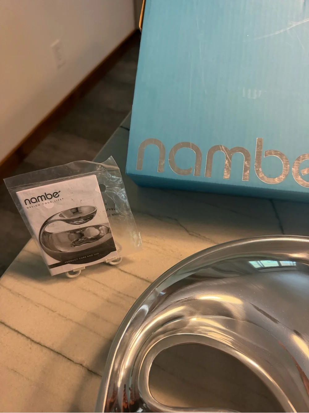 Nambe polished silver